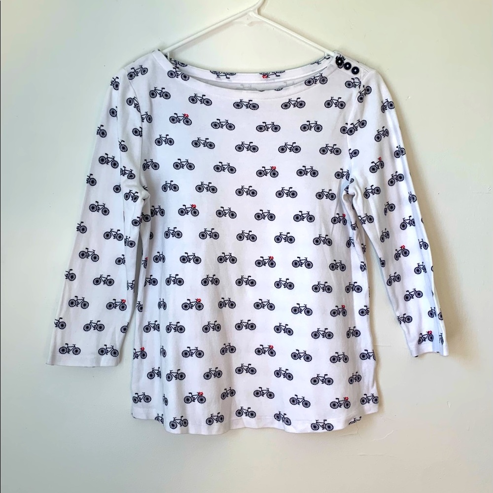 Charter Club Pima Cotton Bicycle Top Petite